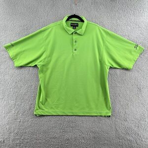 FootJoy Titleist PGA Performance Golf Polo Shirt Collar Mens Large green